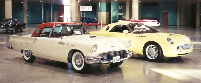 1957 Thunderbird with Concept Thunderbird