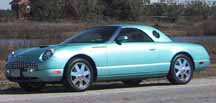 2002-2005 Ford thunderbird aqua - turquoise #6
